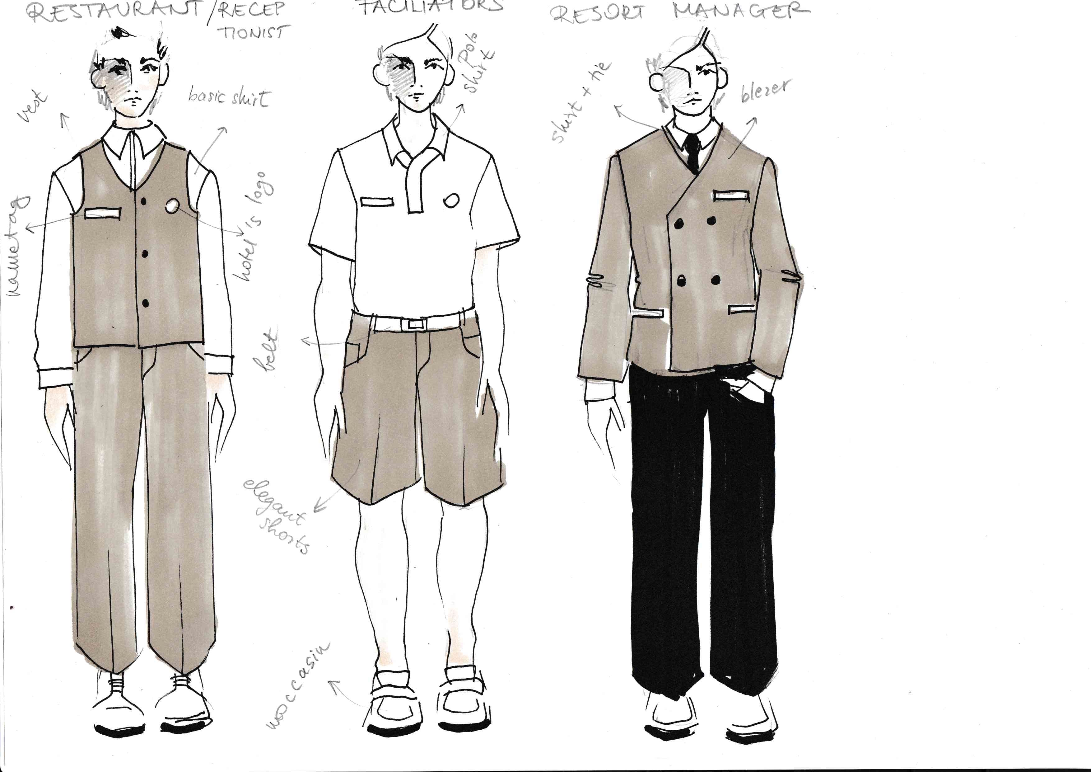 Costume design infinity pool