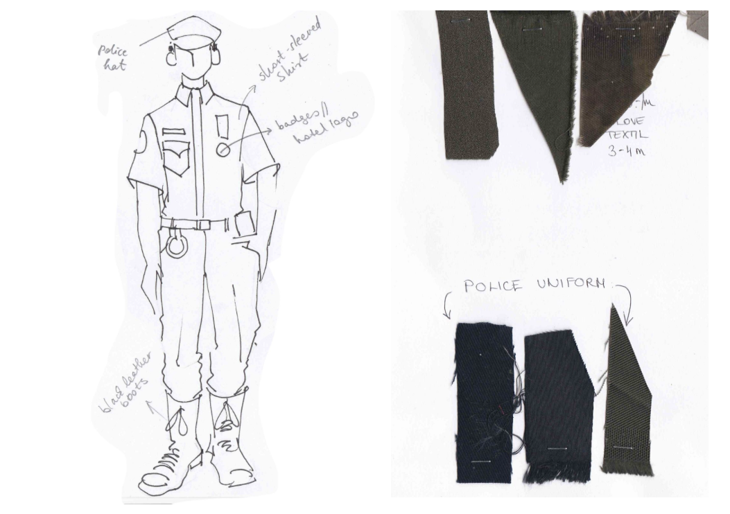 Costume design infinity pool