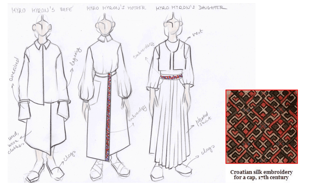 Costume design infinity pool